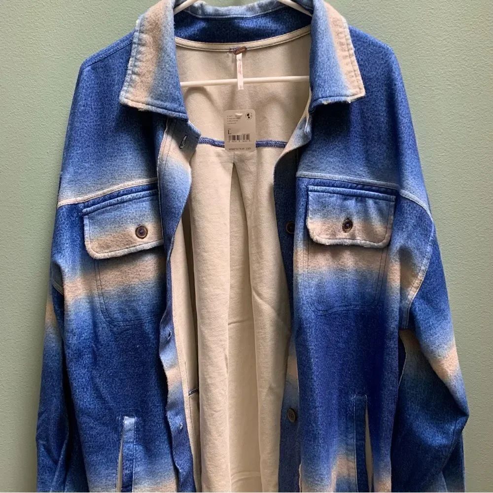 NWT Free People Ruby Shacket Size Large - Picture 6 of 8